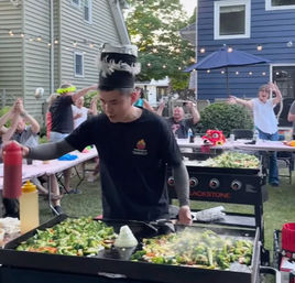 Hibachi Heat Meets Sushi Chic: Private Chef Party Experience image 3