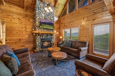 Lazybear Lodge: Hot Tub + Movie Theater with Smoky Mountain Views image 13