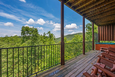 Lazybear Lodge: Hot Tub + Movie Theater with Smoky Mountain Views image 36