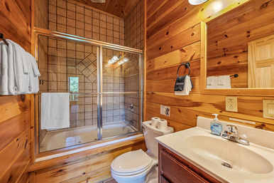 Lazybear Lodge: Hot Tub + Movie Theater with Smoky Mountain Views image 28