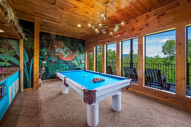 Lazybear Lodge: Hot Tub + Movie Theater with Smoky Mountain Views image 22