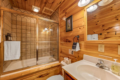 Lazybear Lodge: Hot Tub + Movie Theater with Smoky Mountain Views image 27