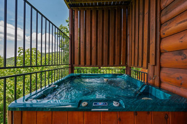 Lazybear Lodge: Hot Tub + Movie Theater with Smoky Mountain Views image 9