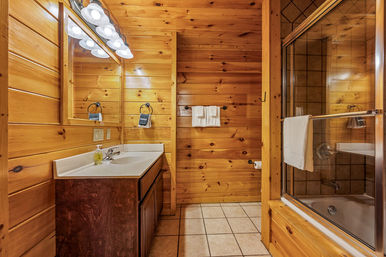 Lazybear Lodge: Hot Tub + Movie Theater with Smoky Mountain Views image 33
