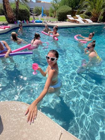 Yoga & Wine Party: Poolside, Desert Winds, Sound Bath or Hiking Options image 17