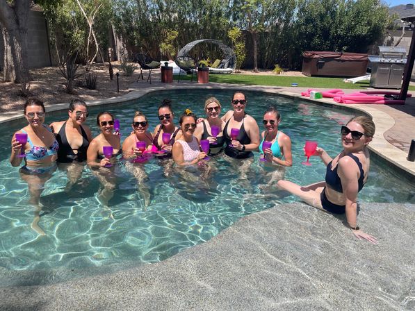 Yoga & Wine Party: Poolside, Desert Winds, Sound Bath or Hiking Options image 6