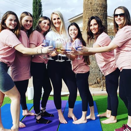 Yoga & Wine Party: Poolside, Desert Winds, Sound Bath or Hiking Options image 19