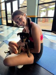 Puppy Power Yoga Party: Guided Yoga, Mimosas & Play Time with Rescue Puppies image 6