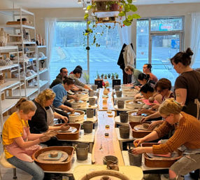 Sip, Spin, and Celebrate: Private Pottery Bachelorette Party image