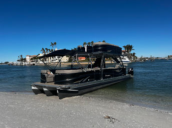 35ft "Big Pontoona" with Yacht Amenities for Ultimate Pontoon Fun image 4