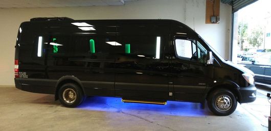 Ultimate Party Sprinter: Multi-Day Transportation & Optional Airport Pickup/Drop-Off with LUX CLS (Up to 14 People) image