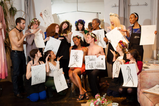 The Artful Bachelorette Experience with Professional Art Instructor & Nude Model image 4