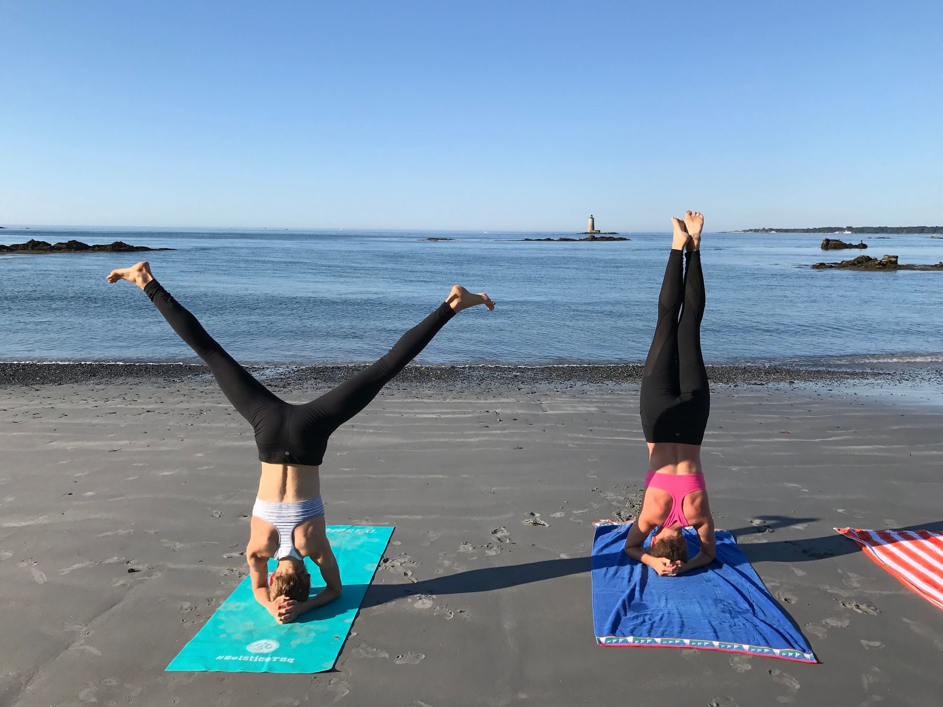 Yoga Sculpt, Mat Pilates or Barre: Private Group Class at Home or on the Beach image 1
