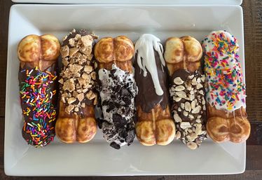 Gigglesticks Waffle Dessert Delivery: Mobile Insta-worthy Brunch Full of Delicious Laughs w/ Optional Bubbly Bar Add-on image 6