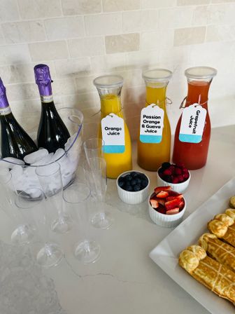 Gigglesticks Waffle Dessert Delivery: Mobile Insta-worthy Brunch Full of Delicious Laughs w/ Optional Bubbly Bar Add-on image 6