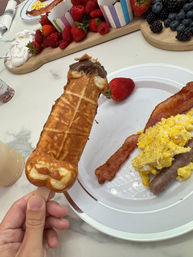 Gigglesticks Waffle Dessert Delivery: Mobile Insta-worthy Brunch Full of Delicious Laughs w/ Optional Bubbly Bar Add-on image 18