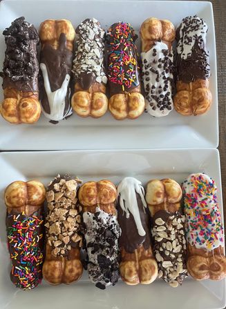 Gigglesticks Waffle Dessert Delivery: Mobile Insta-worthy Brunch Full of Delicious Laughs w/ Optional Bubbly Bar Add-on image 5