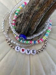 Custom Letter & Bead Bracelets DIY Party Hosted at Your Home Rental image 11