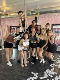 Bachelorette Pole Dance Party at Hello Kitty Studio on Fremont Street image 3