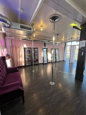 Bachelorette Pole Dance Party at Hello Kitty Studio on Fremont Street image 2