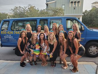 24/7 Party Bus with Karaoke, Party Lights & Luggage Space image 1
