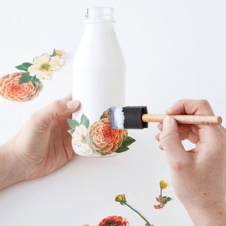 Sip, Craft & Create: Ceramics or Mixed Media Decoupage Experience image 1