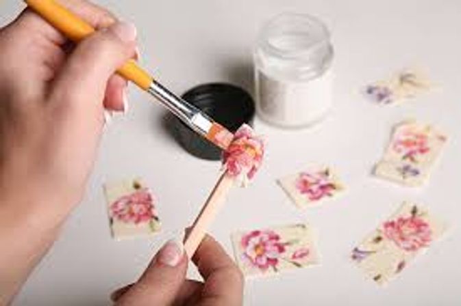 Sip, Craft & Create: Ceramics or Mixed Media Decoupage Experience image 4