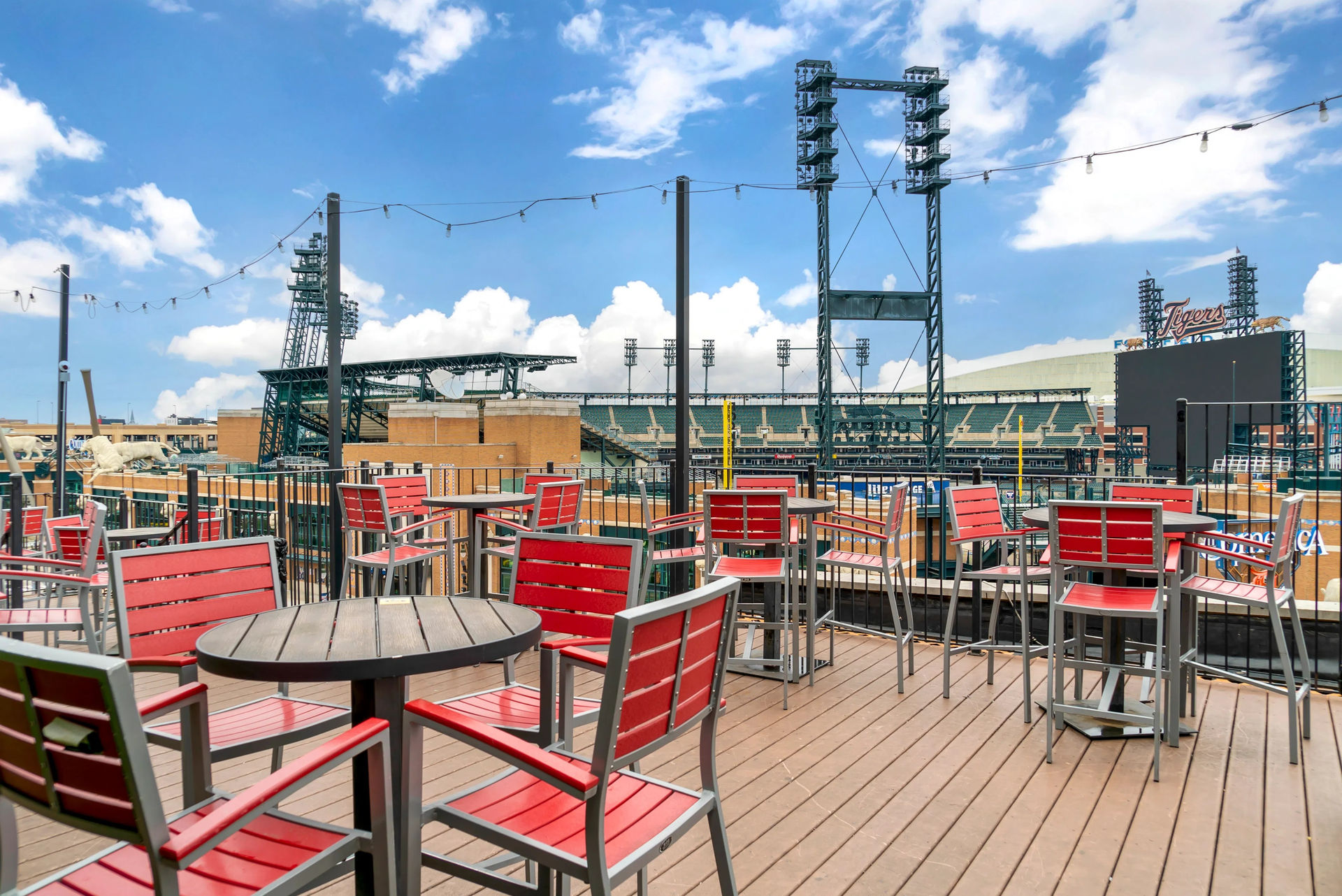 Tin Roof Detroit: 3 Levels + 2 Patios Next to Comerica Park & Ford Field image 1