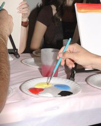 Paint and Sip: Relax and Make Memories with Your Crew Taken Step by Step with Local Artist image 3