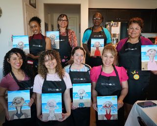 Paint and Sip: Relax and Make Memories with Your Crew Taken Step by Step with Local Artist image 10