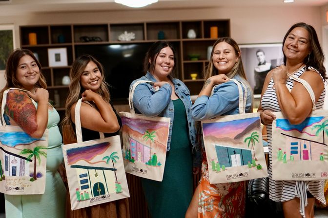 Paint and Sip: Relax and Make Memories with Your Crew Taken Step by Step with Local Artist image 8