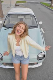 Vintage Nissan Figaro Rental for Insta-Worthy Photoshoots image 10