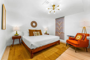 Stay Groovy: Photo-Worthy Rental with Retro Vibes, Arcade Games & Turf Yard Fun image 15