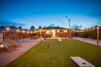 Stay Groovy: Photo-Worthy Rental with Retro Vibes, Arcade Games & Turf Yard Fun image 22