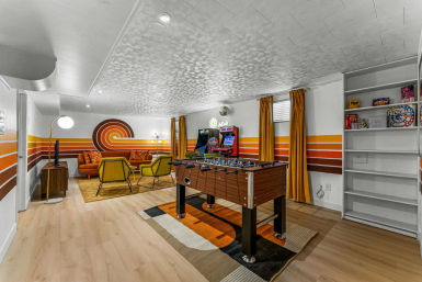 Stay Groovy: Photo-Worthy Rental with Retro Vibes, Arcade Games & Turf Yard Fun image 17