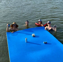 Unforgettable Sun Tracker Party Barge Rental on Lake Lewisville image 3