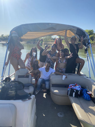 Unforgettable Sun Tracker Party Barge Rental on Lake Lewisville image 10