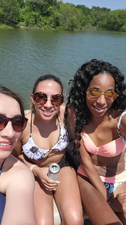 Unforgettable Sun Tracker Party Barge Rental on Lake Lewisville image 27