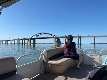 Unforgettable Sun Tracker Party Barge Rental on Lake Lewisville image 53