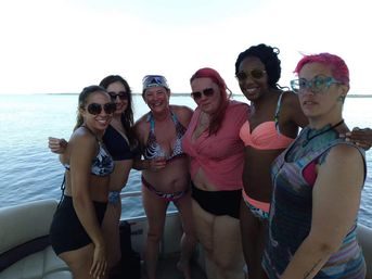 Unforgettable Sun Tracker Party Barge Rental on Lake Lewisville image 26