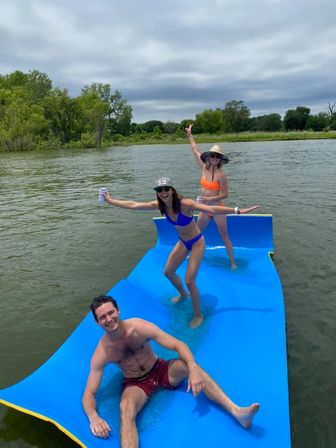 Unforgettable Sun Tracker Party Barge Rental on Lake Lewisville image 32