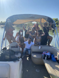 Unforgettable Sun Tracker Party Barge Rental on Lake Lewisville image 11