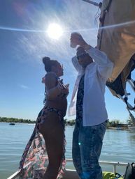 Unforgettable Sun Tracker Party Barge Rental on Lake Lewisville image 17
