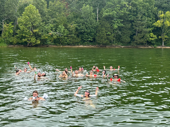 Pearl: The Pink Double Decker Double Slide Pontoon Charter image 10