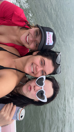 Pearl: The Pink Double Decker Double Slide Pontoon Charter image 8