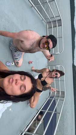 Pearl: The Pink Double Decker Double Slide Pontoon Charter image 7