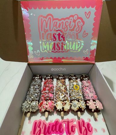 Bachelorette Party Set Up with Naughty Decorations, Cake Pops, and More image 21