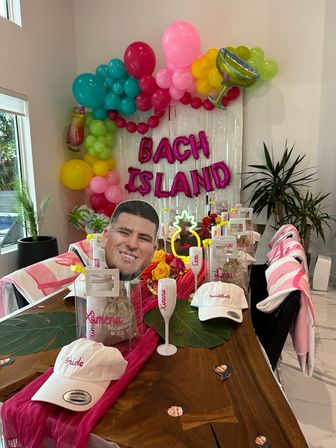 Bachelorette Party Set Up with Naughty Decorations, Cake Pops and More image 5