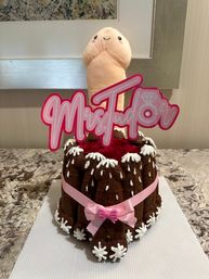 Bachelorette Party Set Up with Naughty Decorations, Cake Pops, and More image 13