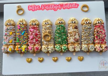 Bachelorette Party Set Up with Naughty Decorations, Cake Pops, and More image 27